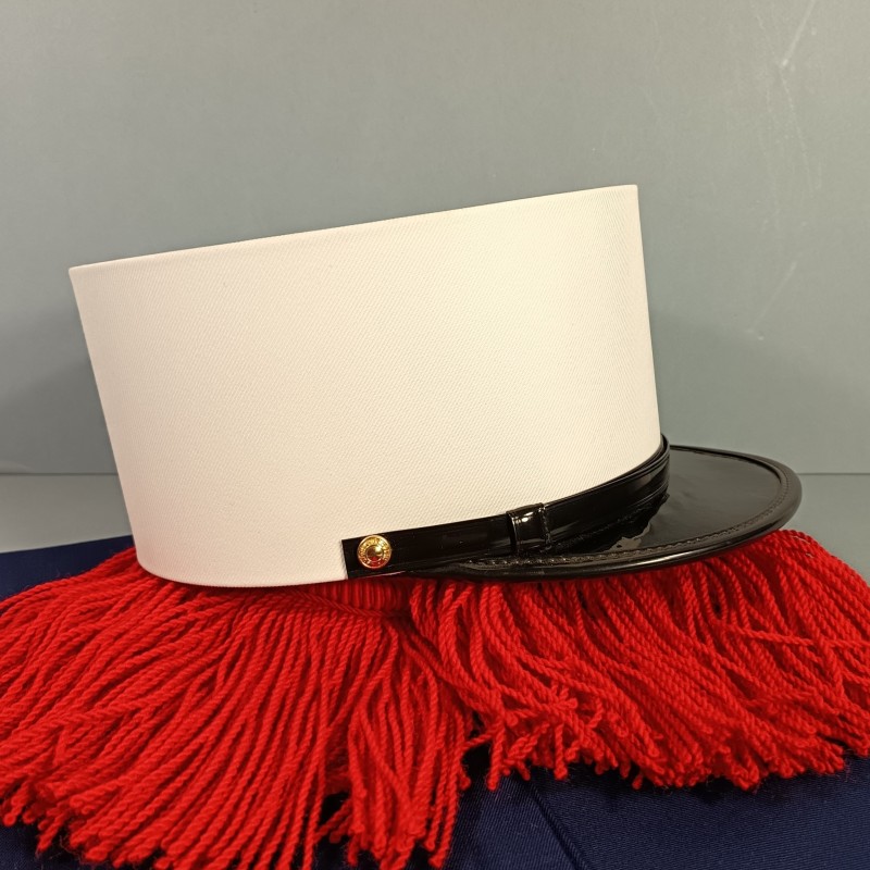 ENSEMBLE LEGIONNAIRE KEPI BLANC EPAULETTES ROUGES ET VERTES CEINTURE BLEUE LEGION ETRANGERE PARA GENIE INFANTERIE